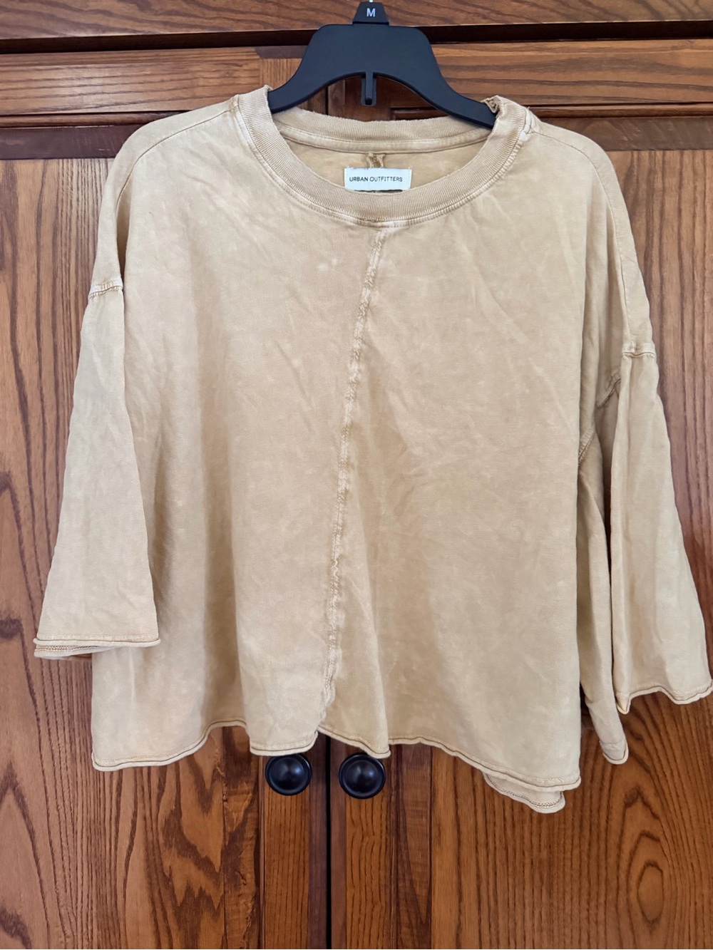 Urban Outfitters Washed Tan Boxy Sweatshirt